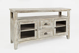 Artisan's Craft Washed Grey Storage Console - Ornate Home