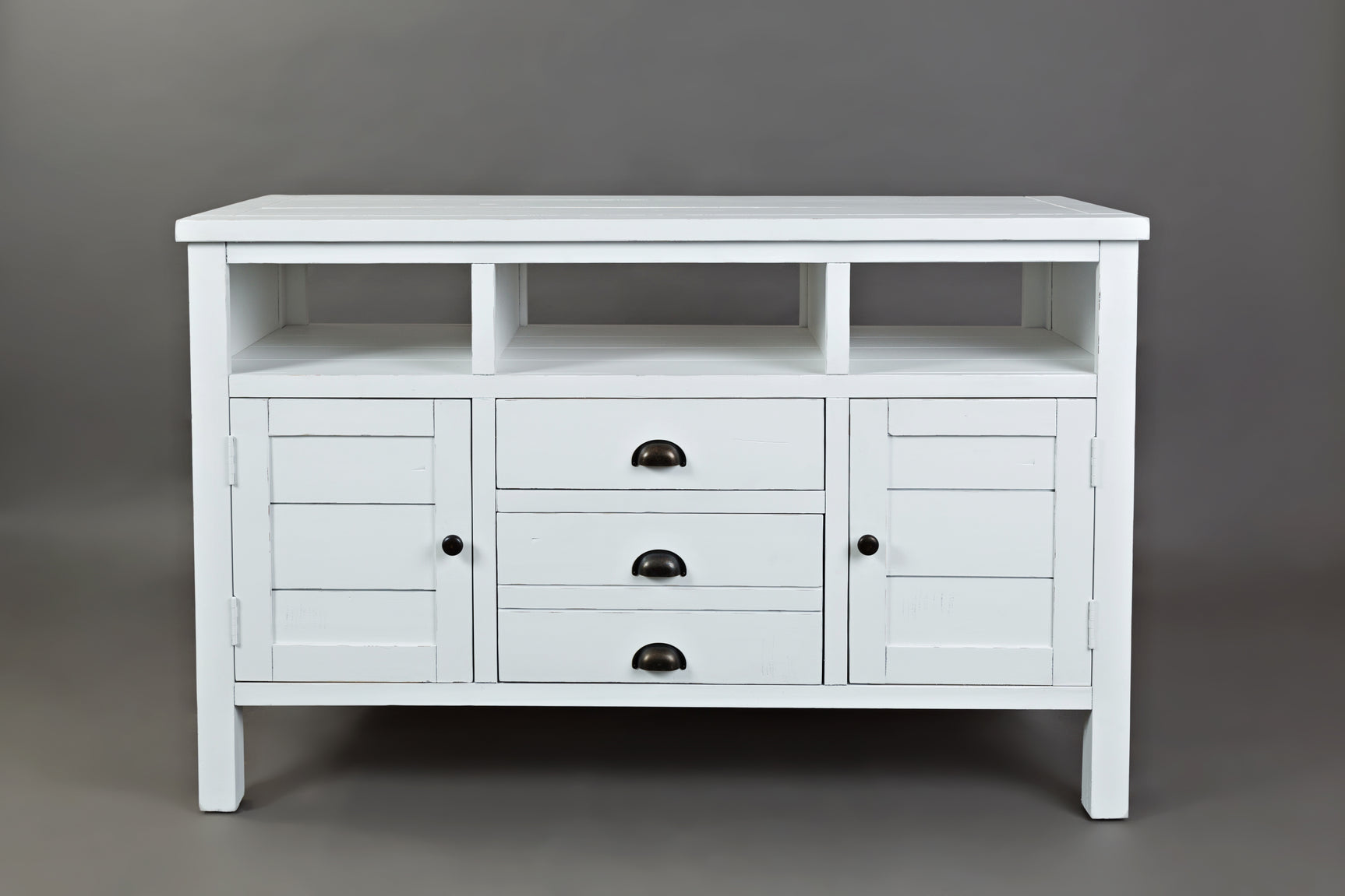 Artisan's Craft Weathered White 50 Media Console - Ornate Home
