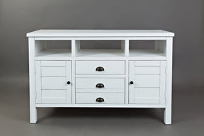 Artisan's Craft Weathered White 50 Media Console - Ornate Home