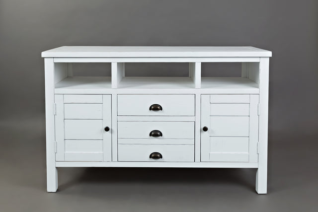 Artisan's Craft Weathered White 50 Media Console - Ornate Home