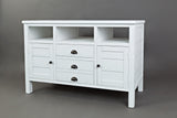 Artisan's Craft Weathered White 50 Media Console - Ornate Home