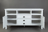 Artisan's Craft Weathered White 60 Media Console - Ornate Home