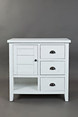 Artisan's Craft Weathered White Accent Chest - Ornate Home