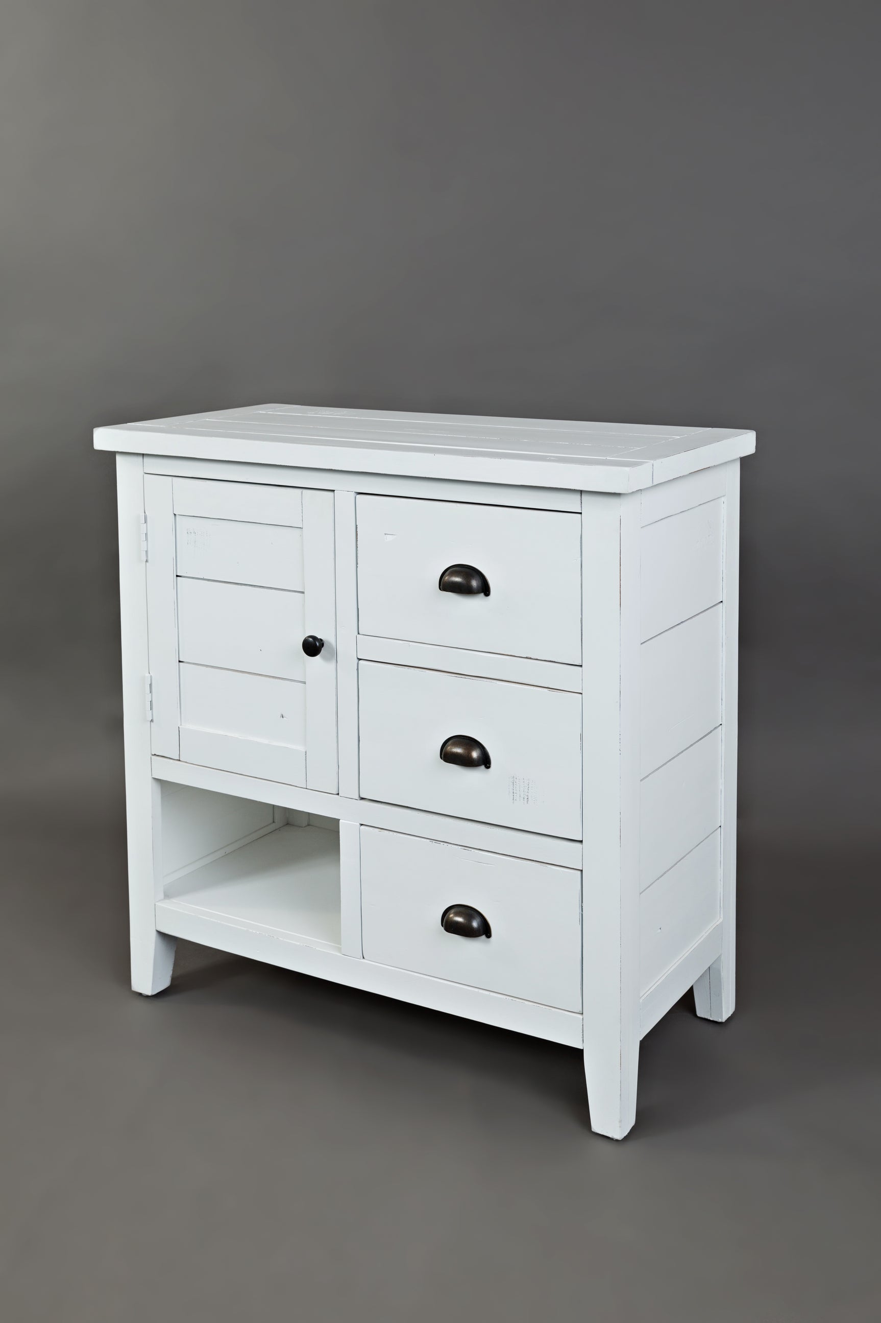 Artisan's Craft Weathered White Accent Chest - Ornate Home