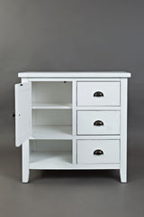 Artisan's Craft Weathered White Accent Chest - Ornate Home