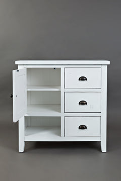Artisan's Craft Weathered White Accent Chest - Ornate Home