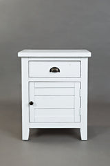 Artisan's Craft Weathered White Accent Table - Ornate Home