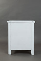 Artisan's Craft Weathered White Accent Table - Ornate Home