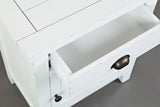 Artisan's Craft Weathered White Accent Table - Ornate Home