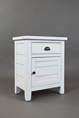Artisan's Craft Weathered White Accent Table - Ornate Home