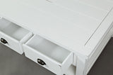 Artisan's Craft Weathered White Cocktail Table - Ornate Home