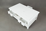 Artisan's Craft Weathered White Cocktail Table - Ornate Home