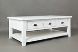 Artisan's Craft Weathered White Cocktail Table - Ornate Home