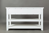 Artisan's Craft Weathered White Sofa Table - Ornate Home