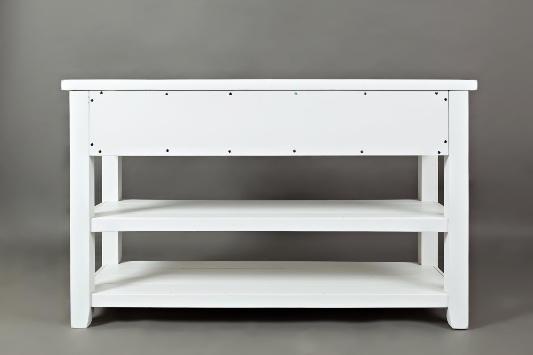 Artisan's Craft Weathered White Sofa Table - Ornate Home
