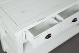 Artisan's Craft Weathered White Sofa Table - Ornate Home