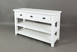 Artisan's Craft Weathered White Sofa Table - Ornate Home