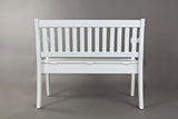 Artisan's Craft Weathered White Storage Bench - Ornate Home