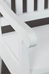 Artisan's Craft Weathered White Storage Bench - Ornate Home