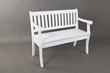 Artisan's Craft Weathered White Storage Bench - Ornate Home