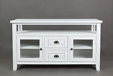 Artisan's Craft Weathered White Storage Console - Ornate Home