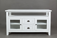 Artisan's Craft Weathered White Storage Console - Ornate Home
