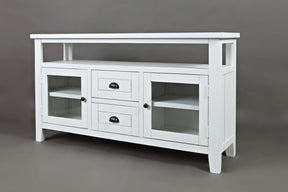 Artisan's Craft Weathered White Storage Console - Ornate Home