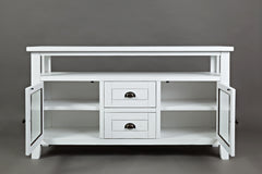 Artisan's Craft Weathered White Storage Console - Ornate Home