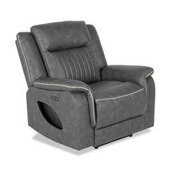 Arturus Dark Gray Power Recliner - Ornate Home