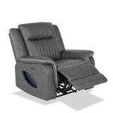 Arturus Dark Gray Power Recliner - Ornate Home