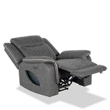 Arturus Dark Gray Power Recliner - Ornate Home