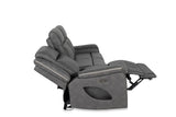 Arturus Dark Gray Power Sofa + Loveseat - Ornate Home