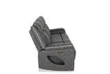 Arturus Dark Gray Power Sofa + Loveseat - Ornate Home