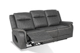 Arturus Dark Gray Power Sofa + Loveseat - Ornate Home