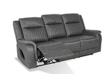 Arturus Dark Gray Power Sofa - Ornate Home