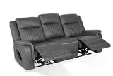Arturus Dark Gray Power Sofa - Ornate Home