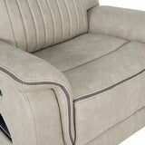 Arturus Light Brown Power Recliner - Ornate Home