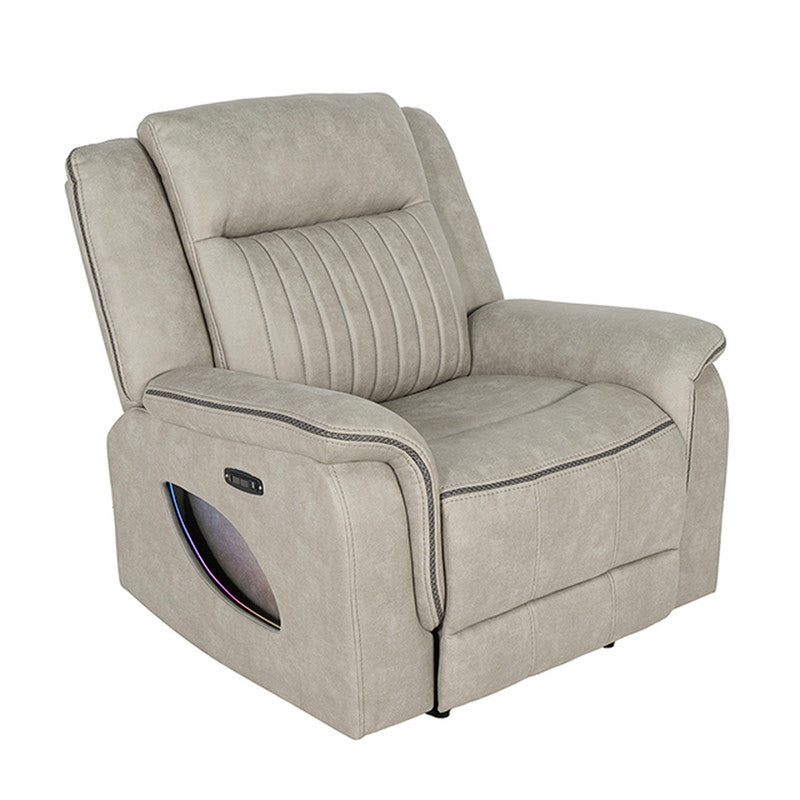 Arturus Light Brown Power Recliner - Ornate Home