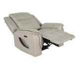 Arturus Light Brown Power Recliner - Ornate Home
