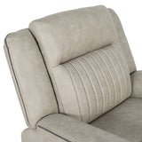 Arturus Light Brown Power Recliner - Ornate Home