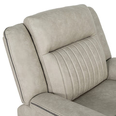 Arturus Light Brown Power Recliner - Ornate Home