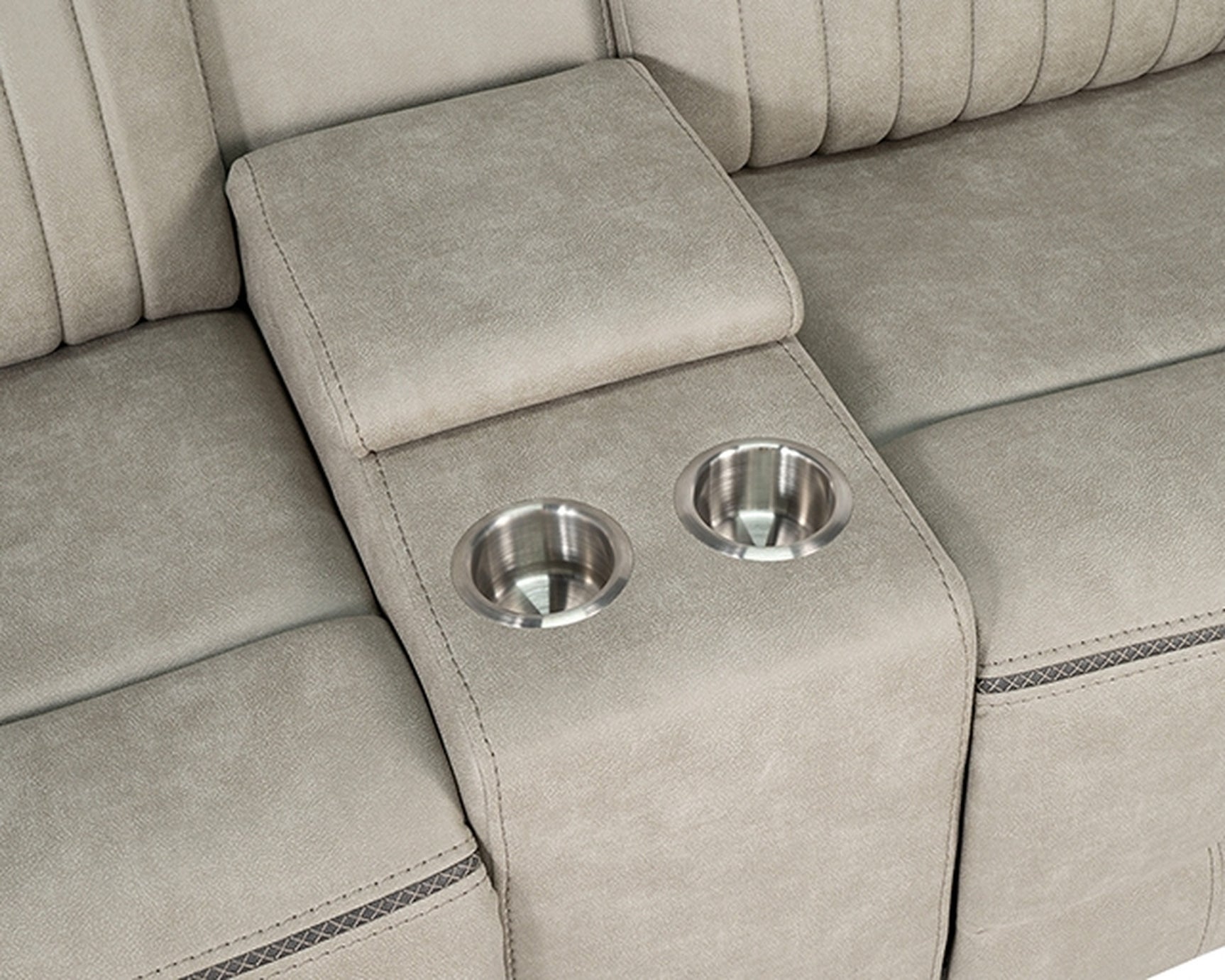 Arturus Light Brown Power Sofa + Loveseat - Ornate Home