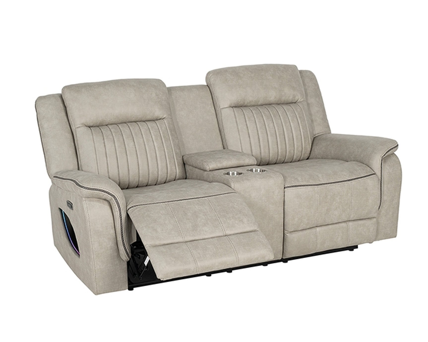 Arturus Light Brown Power Sofa + Loveseat - Ornate Home