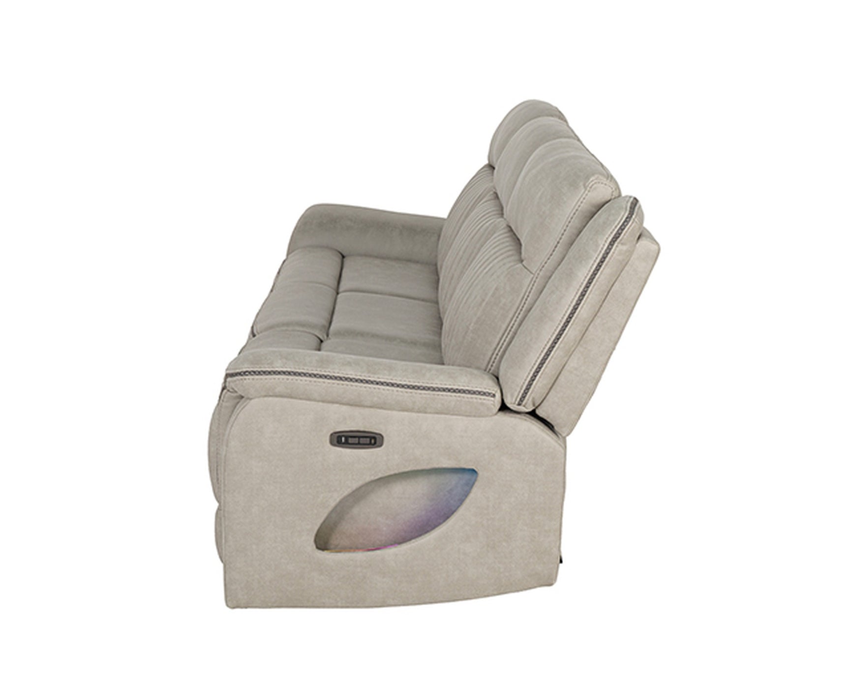 Arturus Light Brown Power Sofa + Loveseat - Ornate Home
