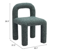 Arum Snowy Green Dining Chair (Set of 2) - Ornate Home