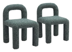 Arum Snowy Green Dining Chair (Set of 2) - Ornate Home