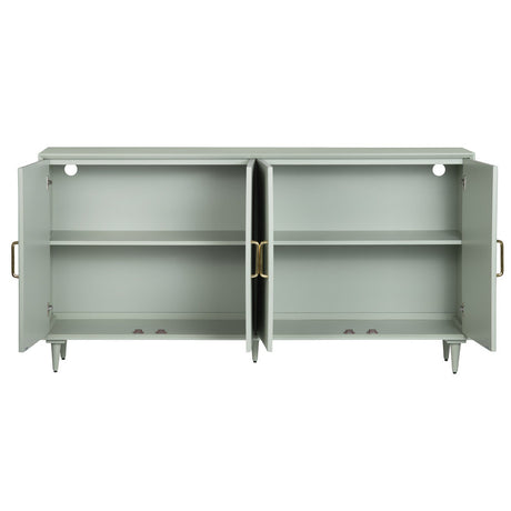 Arvada Green Four-Door Sideboard - Ornate Home