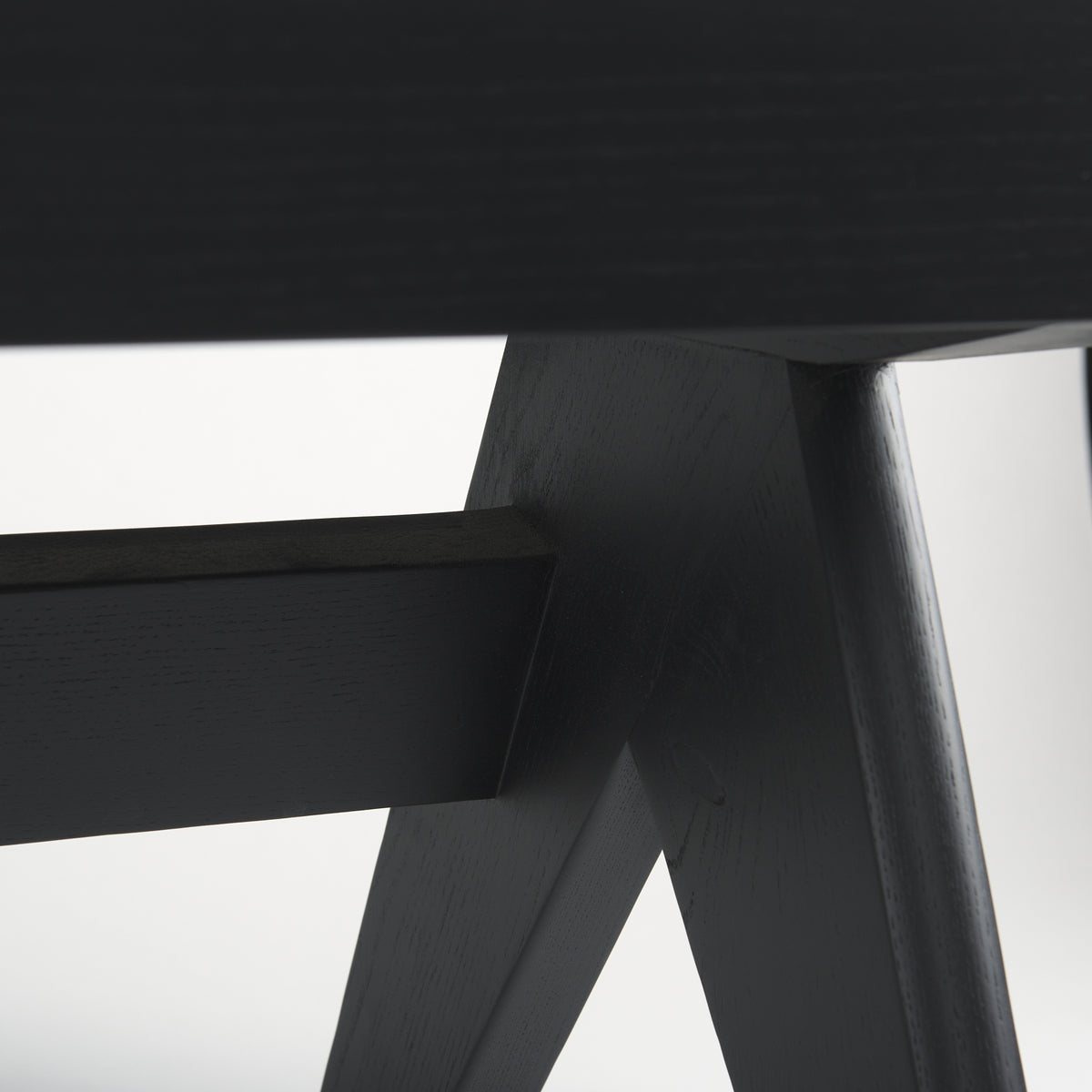 Arvin Black Wooden Bench - Ornate Home