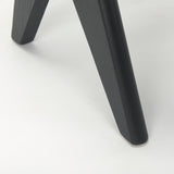 Arvin Black Wooden Bench - Ornate Home