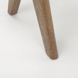 Arvin Medium Brown Wooden Stool - Ornate Home